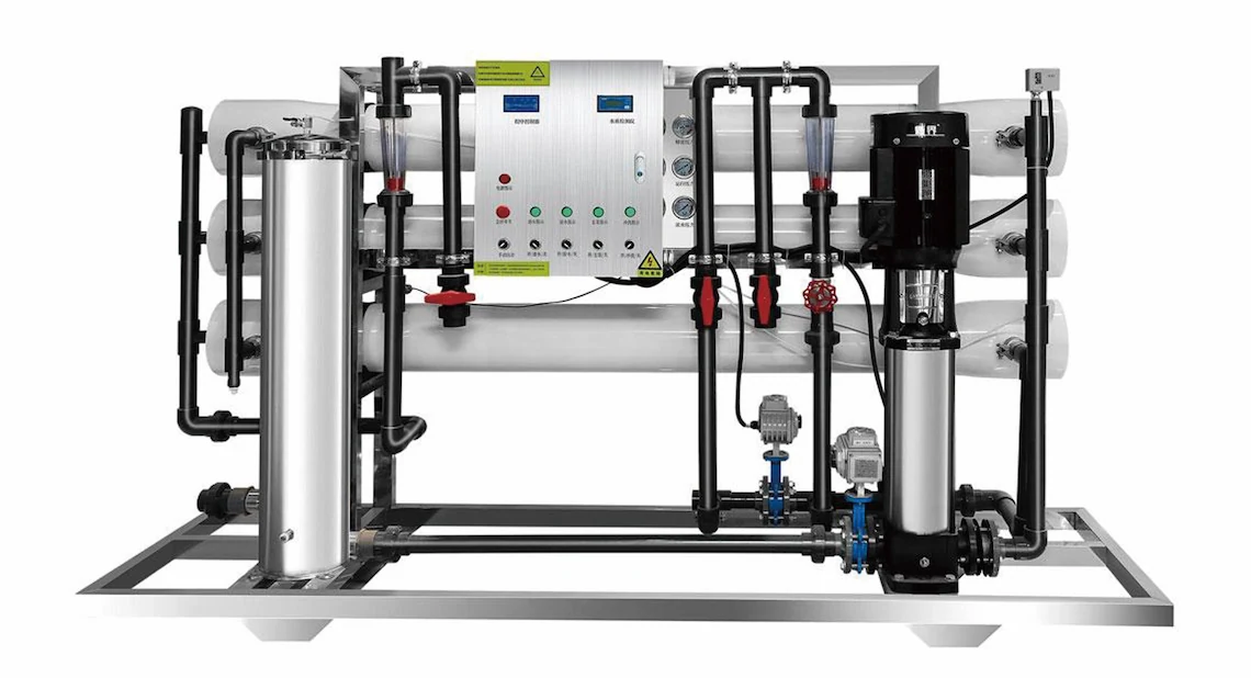 Large Industrial Reverse Osmosis Water Treatment Equipment 3-100 TPH