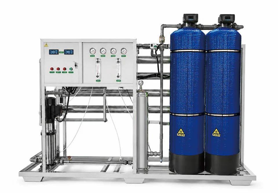 Integrierte Rahmen-RO-Anlage mit Zweitank-Vorbehandlung 1000-3000 L/h