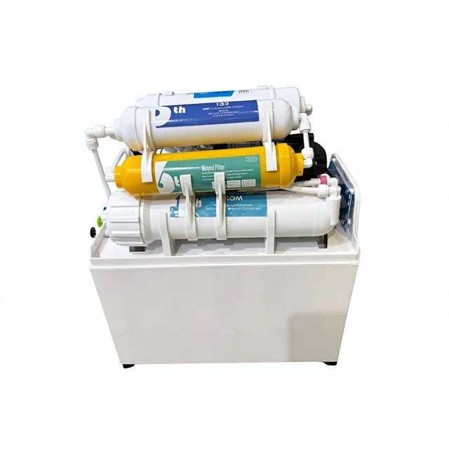 Built-In Pressure Tank RO Water Purifier 100G/200G - open top RO filter layout view