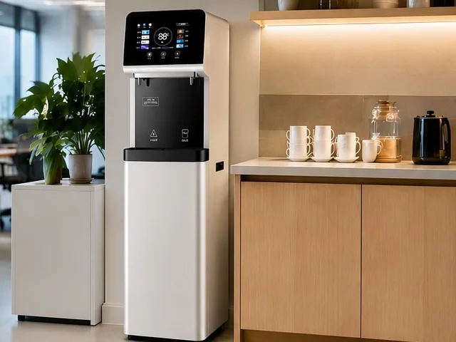 E600-S-Min office RO water dispenser beside a staff pantry