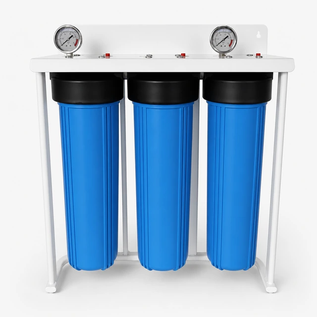 20-Inch Three-Stage Big Blue Water Filter System — 1