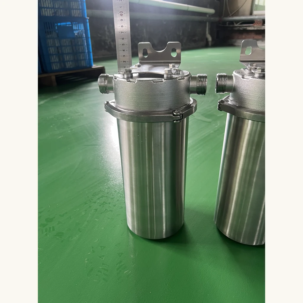 SUS 304 Stainless Steel Jumbo Water Filter Housing for 10- and 20-Inch Cartridges — 8