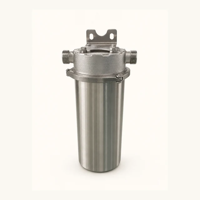 SUS 304 Stainless Steel Jumbo Water Filter Housing for 10- and 20-Inch Cartridges — 1