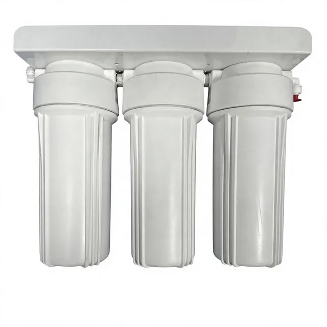 Pump-Free Five-Stage RO Water Purifier - housing detail view for pump-free RO water purifier