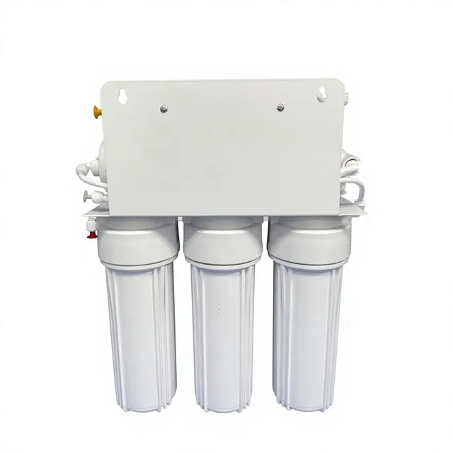 Pump-Free Five-Stage RO Water Purifier - rear connection view for pump-free RO water purifier