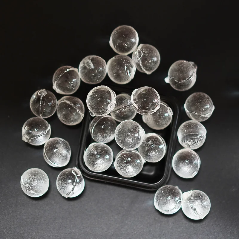 Transparent spherical Siliphos balls for OEM water-treatment media